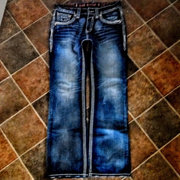 Rock Revival Other - Rock Revival Jeans Size 34 Forrest Boot Cut New